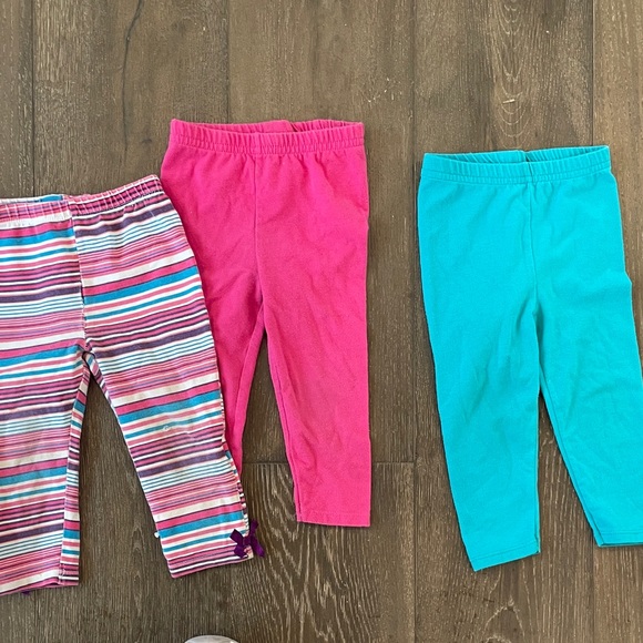 Girls' Pink and White Striped Dress - Picture 2 of 12